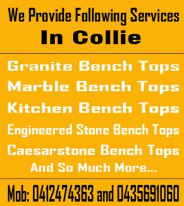 Granite Bench Tops Collie Kitchen Bench Tops Collie Marble Bench Tops Collie Engineered Stone Bench Tops Collie Caesarstone Bench Tops Collie