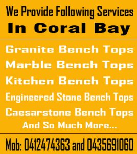 Granite Bench Tops Coral Bay Kitchen Bench Tops Coral Bay Marble Bench Tops Coral Bay Engineered Stone Bench Tops Coral Bay Caesarstone Bench Tops Coral Bay