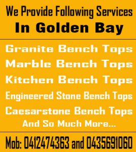 Granite Bench Tops Golden Bay Kitchen Bench Tops Golden Bay Marble Bench Tops Golden Bay Engineered Stone Bench Tops Golden Bay Caesarstone Bench Tops Golden Bay