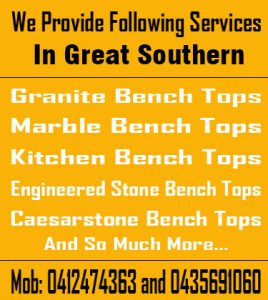 Granite Bench Tops Great Southern Kitchen Bench Tops Great Southern Marble Bench Tops Great Southern Engineered Stone Bench Tops Great Southern Caesarstone Bench Tops Great Southern
